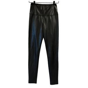 Aritzia Wilfred Free High Waisted Faux Leather Leggings Black Size Small